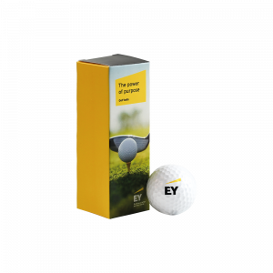 Set of 3 EY Golfballs