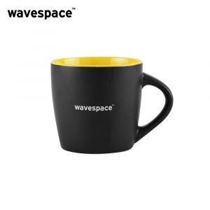 Kaffeetasse Schwarz (wavespace)