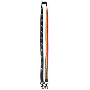 Lanyard mit 2 Karabinern – Pride