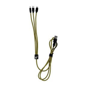 5-in-1-Ladekabel aus rPET