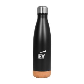 EY bottle - black with cork bottom